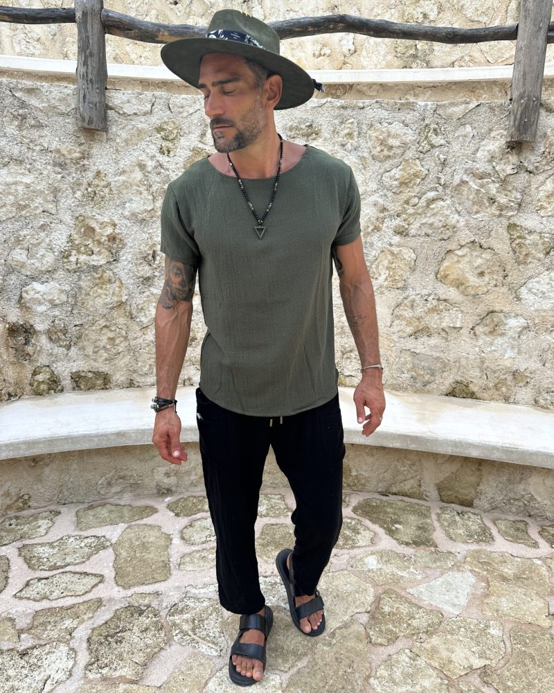 Playera Verde Militar Manta (1)
